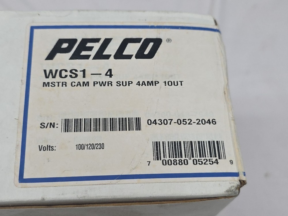 Pelco WCS1-4 Master Camera Power Supply 4AMP 1 OUT