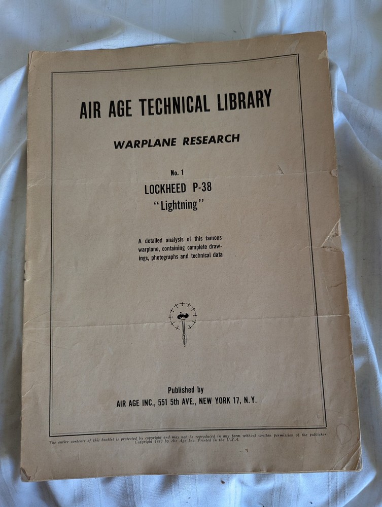 Air Age Technical Library Warplane Research Hellcat Lightning Warhawk Mustang