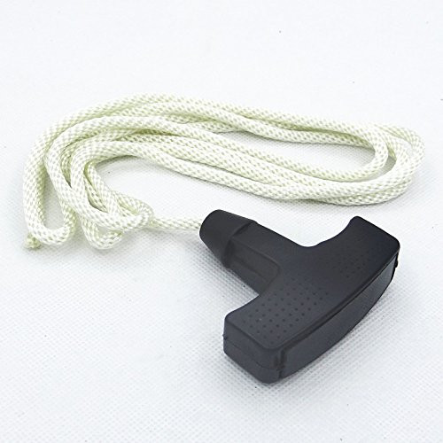 Outboard Motor Pull Start Rope Handle for Mercury.etc Recoil Starter Black