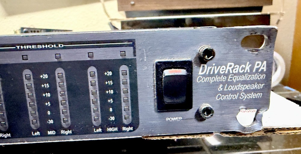 dbx DriveRack PA Complete Equalization and Loudspeaker Control System; Tested