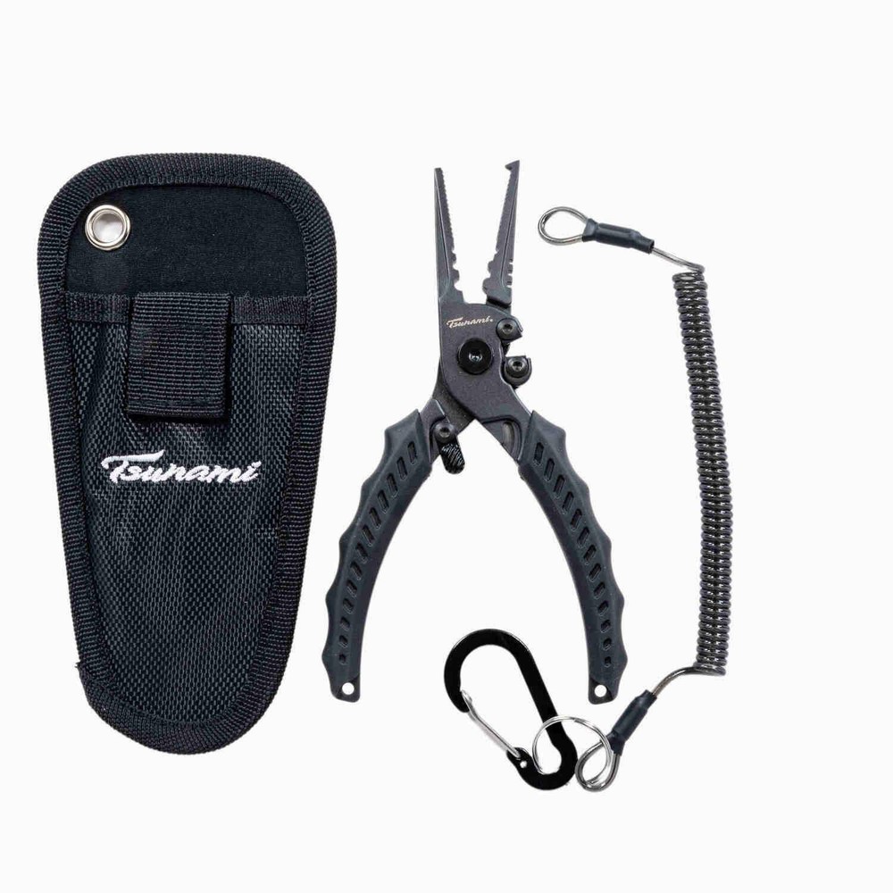 Tsunami 6.5" Stainless Split Ring Pliers - (Black)