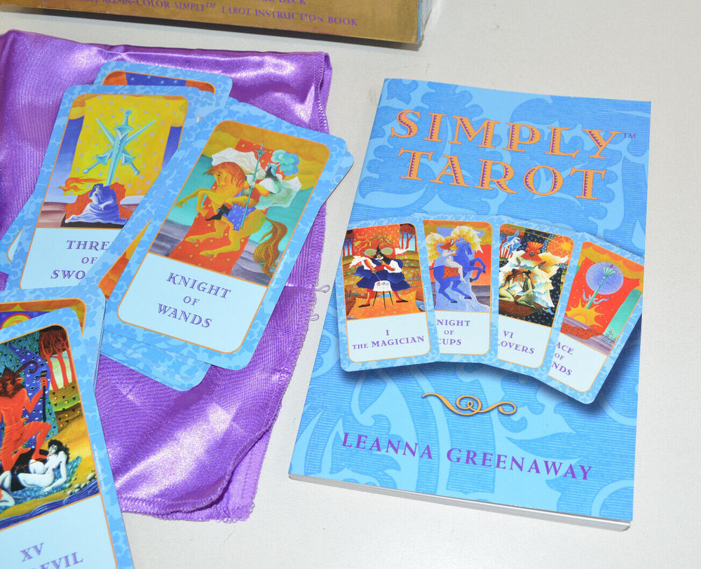 TAROT CARDS & Instruction Book Set Complete 2007 Nice 78 Deck