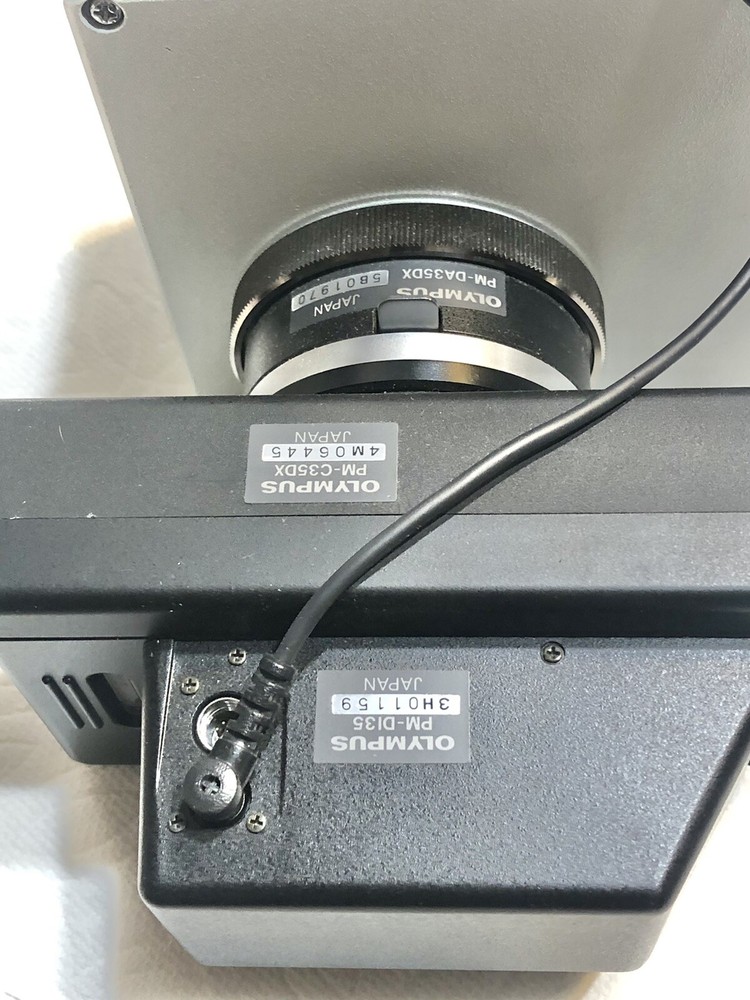 Olympus PM-PB30-3 & PM-DA35DX Microscope Camera Attachments
