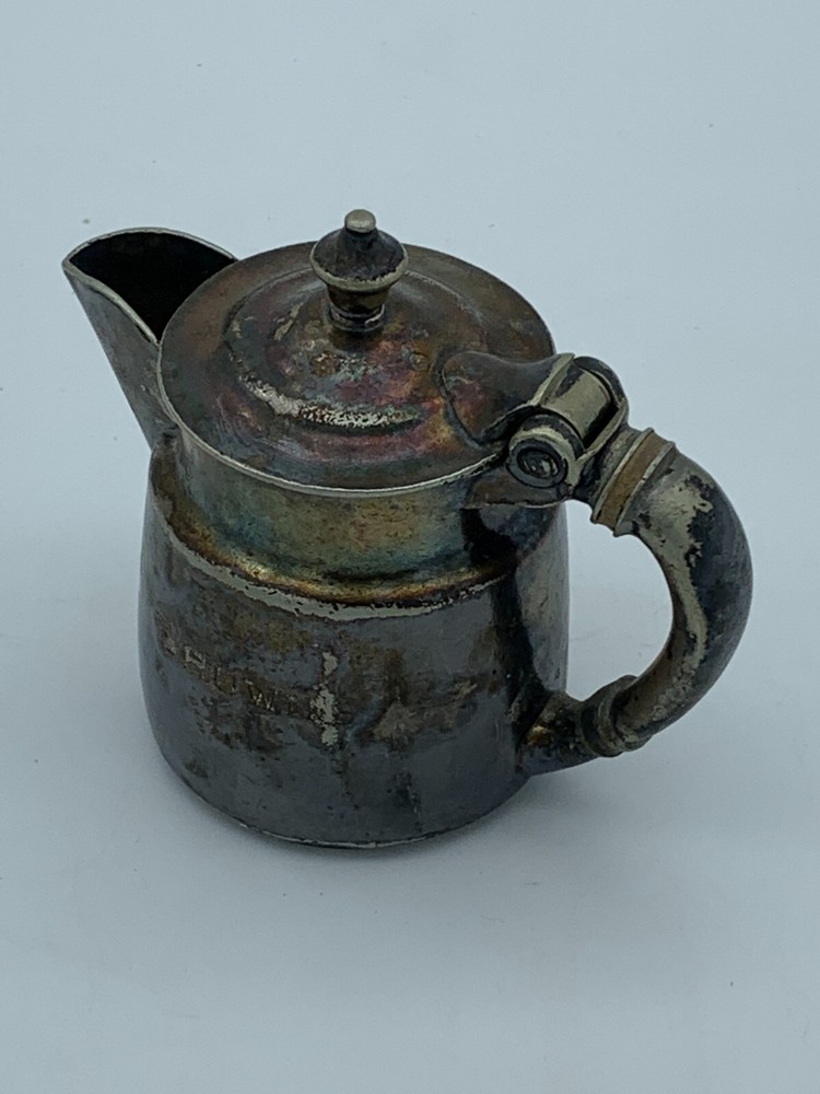 VINTAGE ALBERT PICK & CO. - CREAMER - NICKEL & SILVER