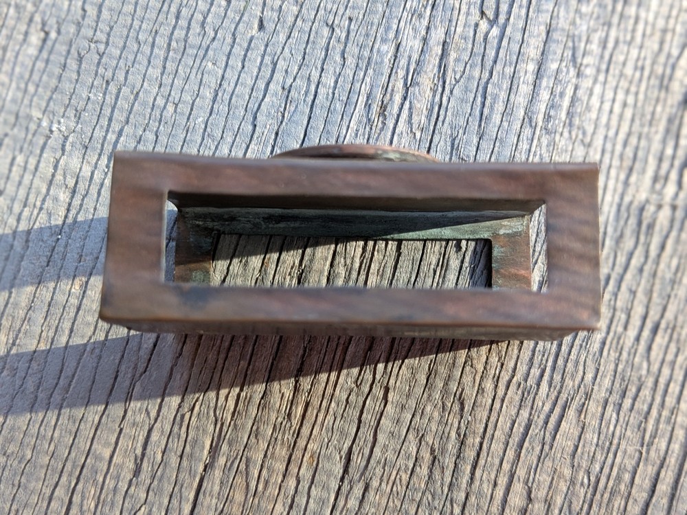 Antique Copper with Gemstone Top Matchbox Holder