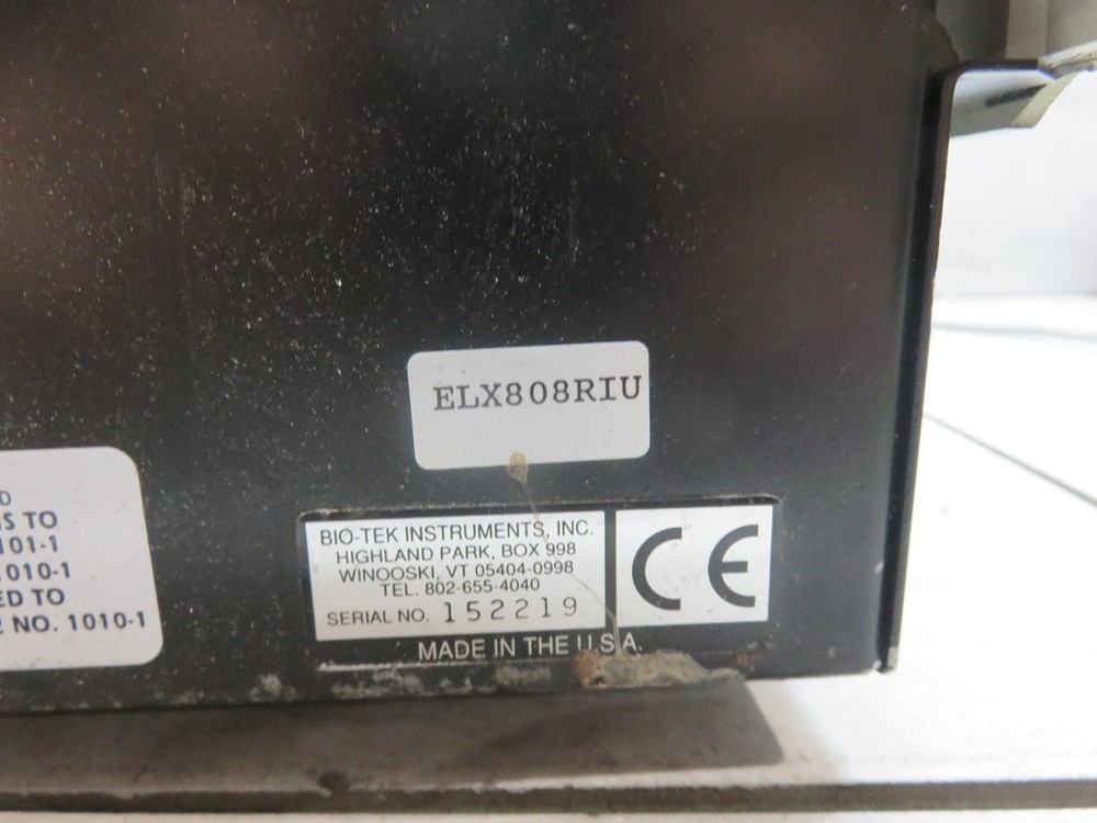 BioTek ELx800 UV Absorbance Microplate Reader. Error Code 0200