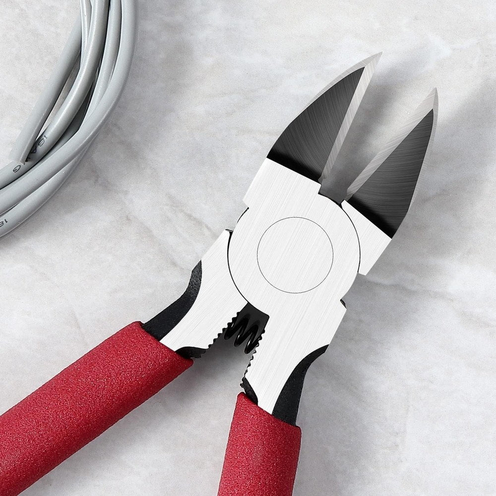Heavy Duty 6-Inch Ultra Sharp Wire Snips - Ideal for Crafting & Electrical Tasks
