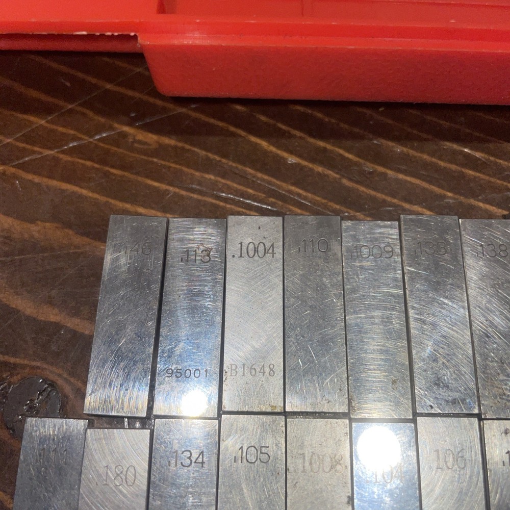50 Miscellaneous Gage Blocks Steel