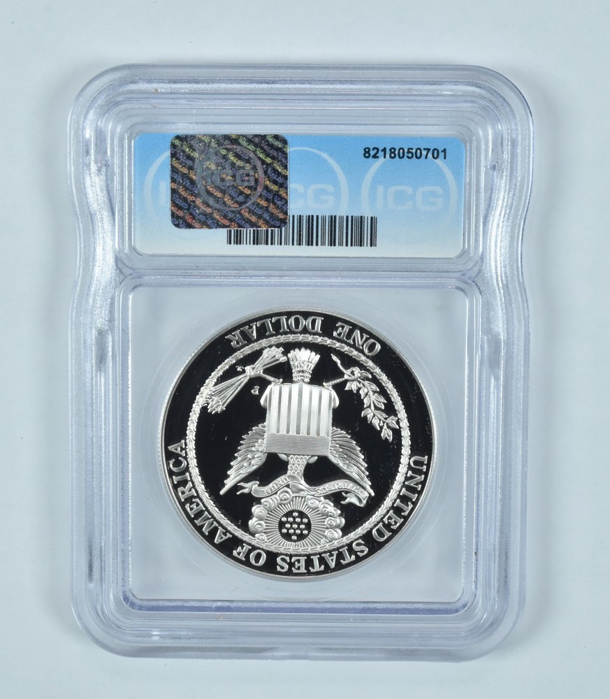 2008-P Bald Eagle Commemorative Silver Dollar PR70 DCAM ICG