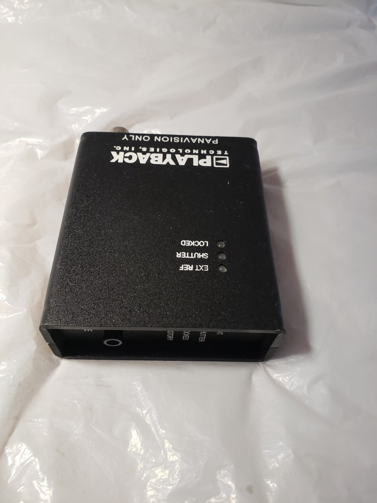 PLAYBACK SPECIAL EQUIPMENT PANAVISION