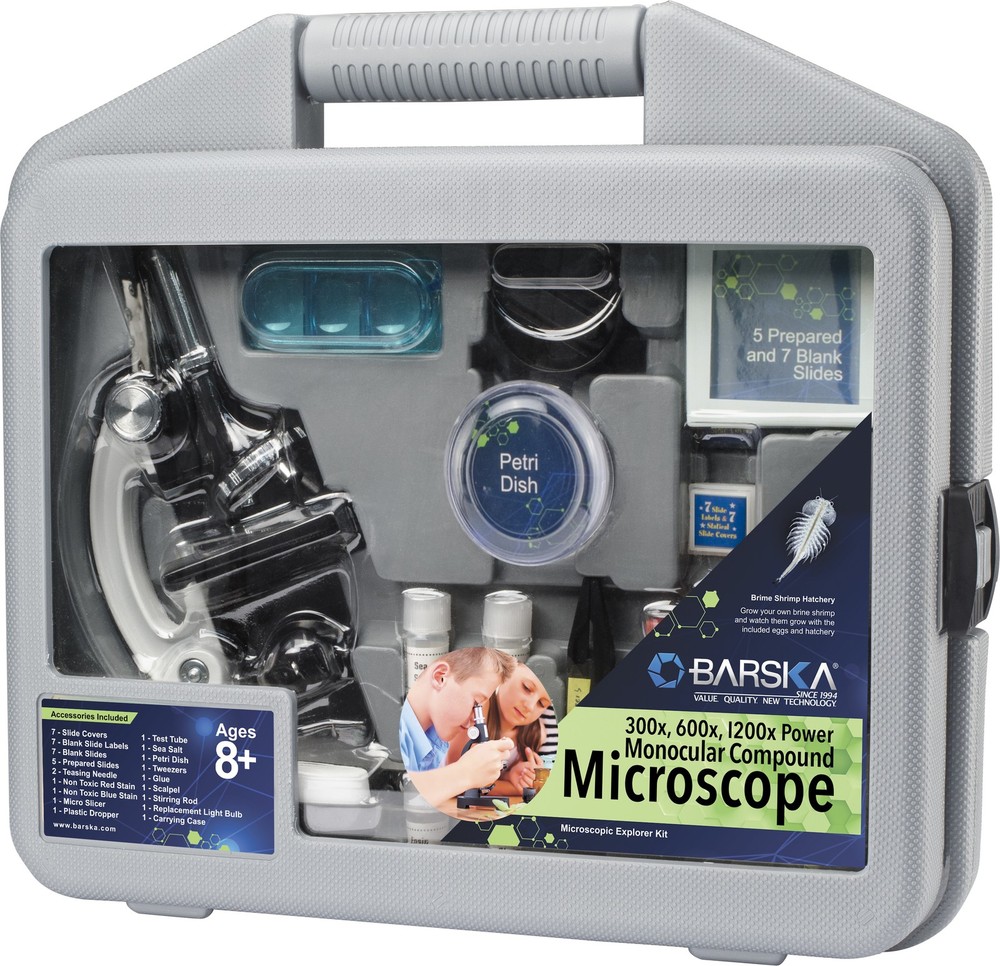 Barska Telescope & Microscope Bundle, Astronomy & Science Educational