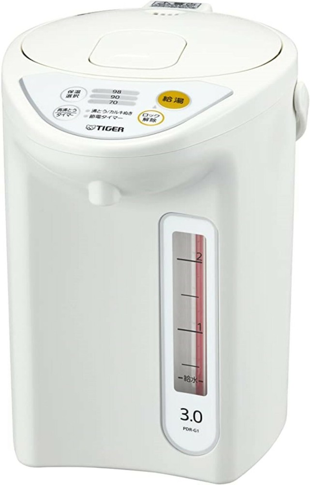 Tiger Thermos Microcomputer Electric Pot 2.2L White PDR-G221-W AC100V 700W
