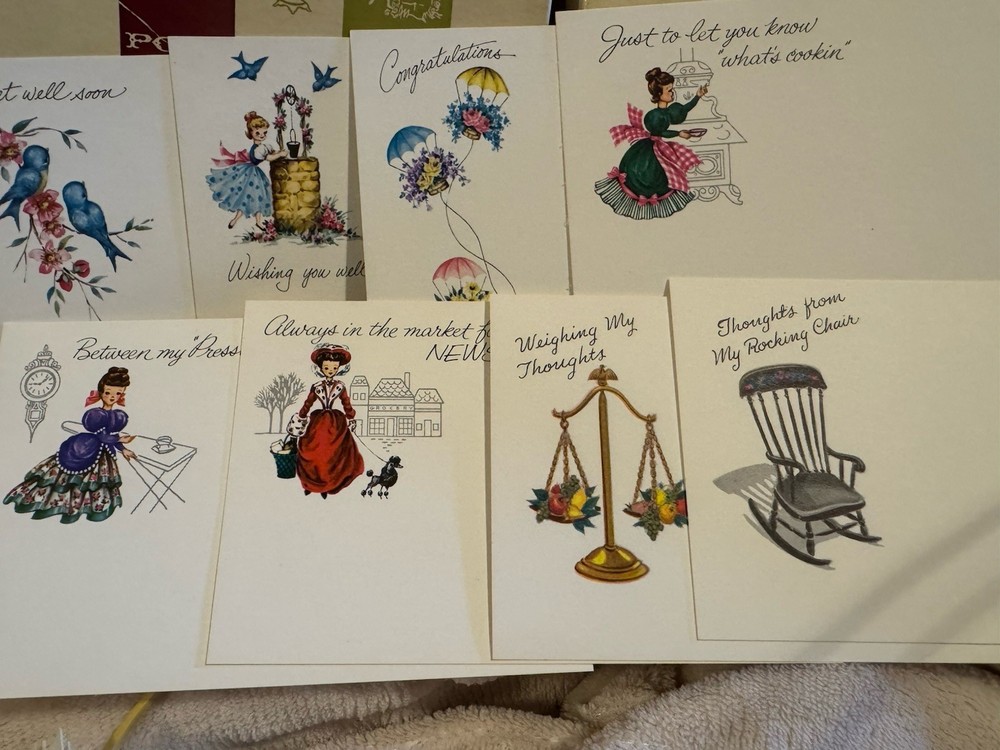 6- VINTAGE BOXES OF POST A NOTE CARDS
