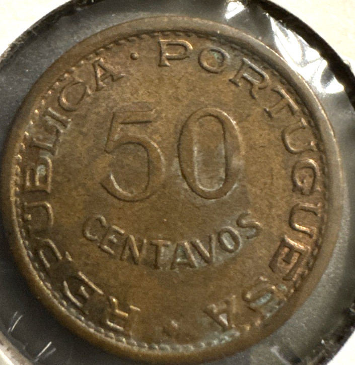 1957 Mozambique 50 Centavos