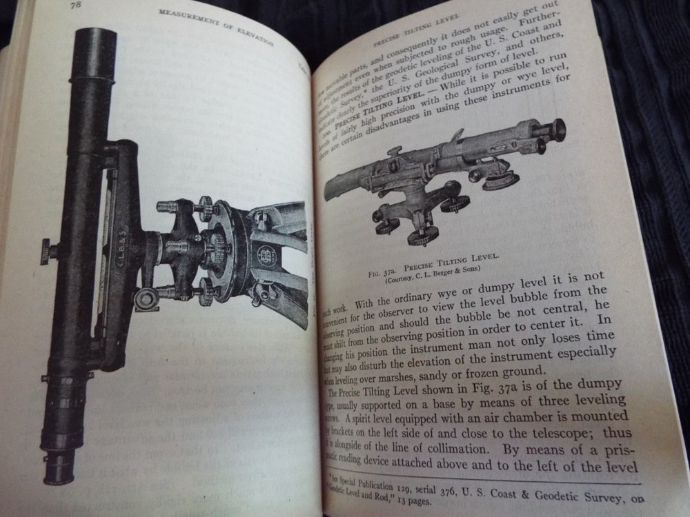 1945 Principles & Practice Elementary Surveying Vol I Breed & Hosmer Fold Outs