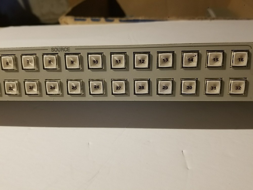 Genuine Leitch 32x1p Video Switcher Control Panel