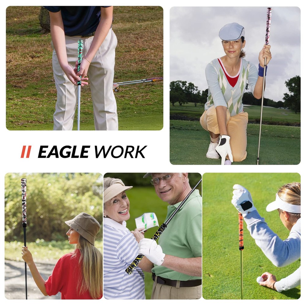 EAGLE WORK Golf Grip Wrapping Tapes, Innovative Regripping White, 3 pack