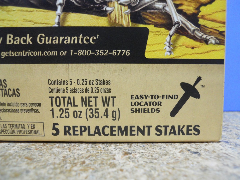 Spectracide Terminate Termite Detection & Killing Replacement Stakes 5 Count New
