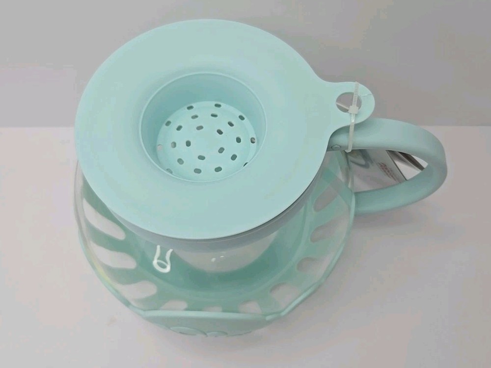 Ecolution Micro-Pop 3 Quart Microwave Popcorn Popper Aqua Mint Light Blue New