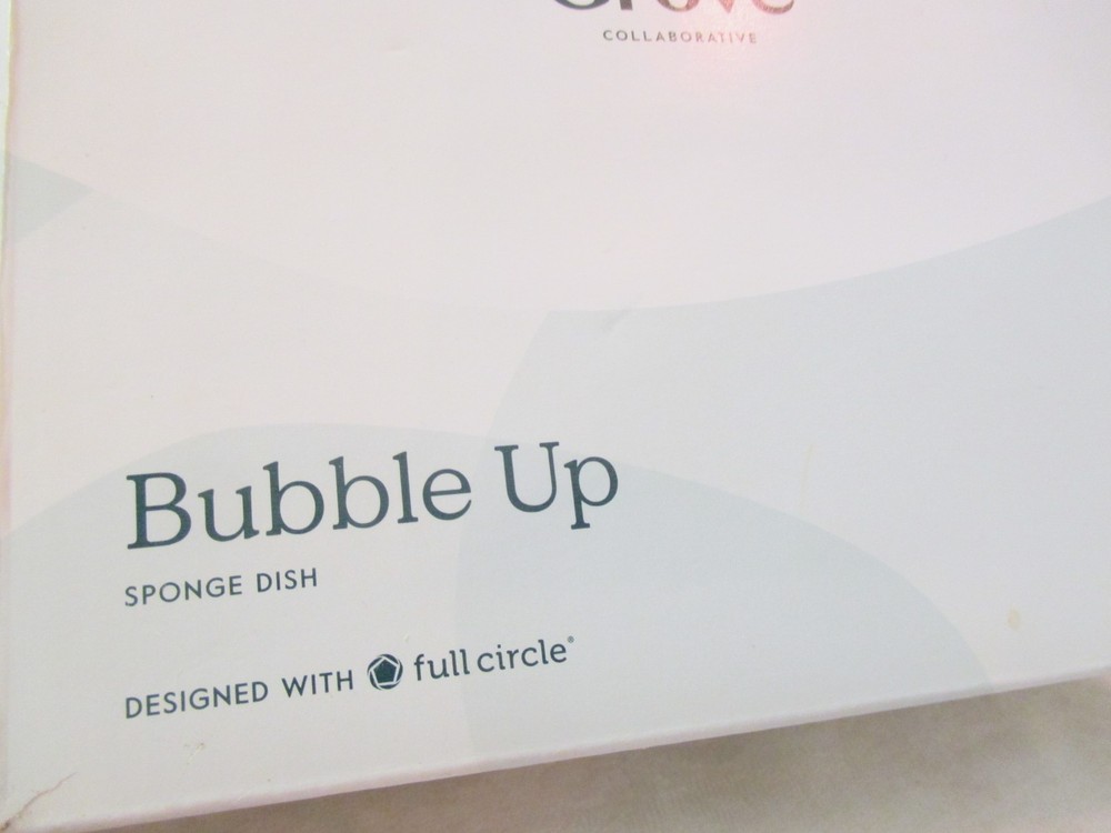 Grove Bubble Up Sponge Dish New NIB