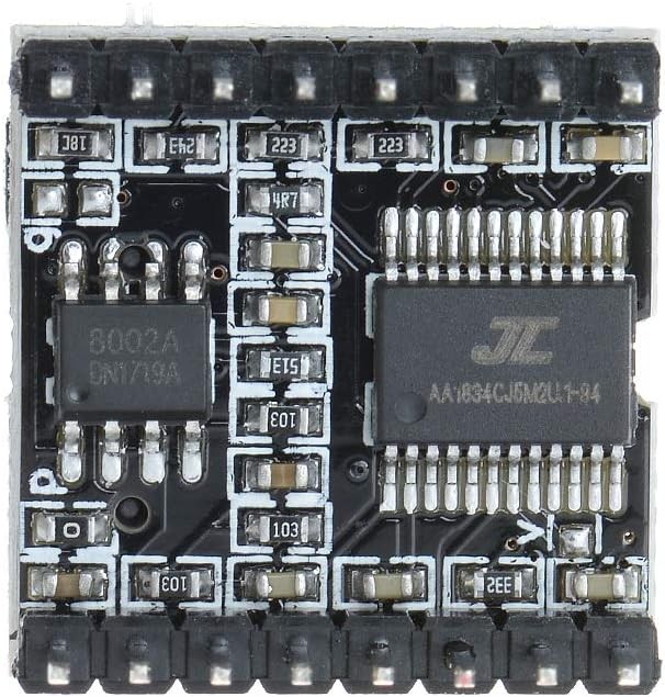 5PCS YX5200 DFPlayer Mini MP3 Player Module Voice Decode Board Black