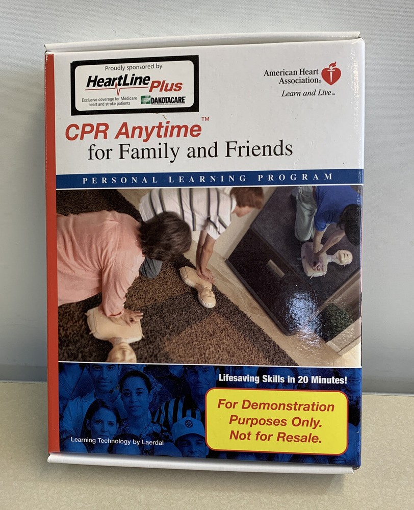 Laerdal CPR Anytime Mini Anne Manikin Personal  Training Program Complete Unused