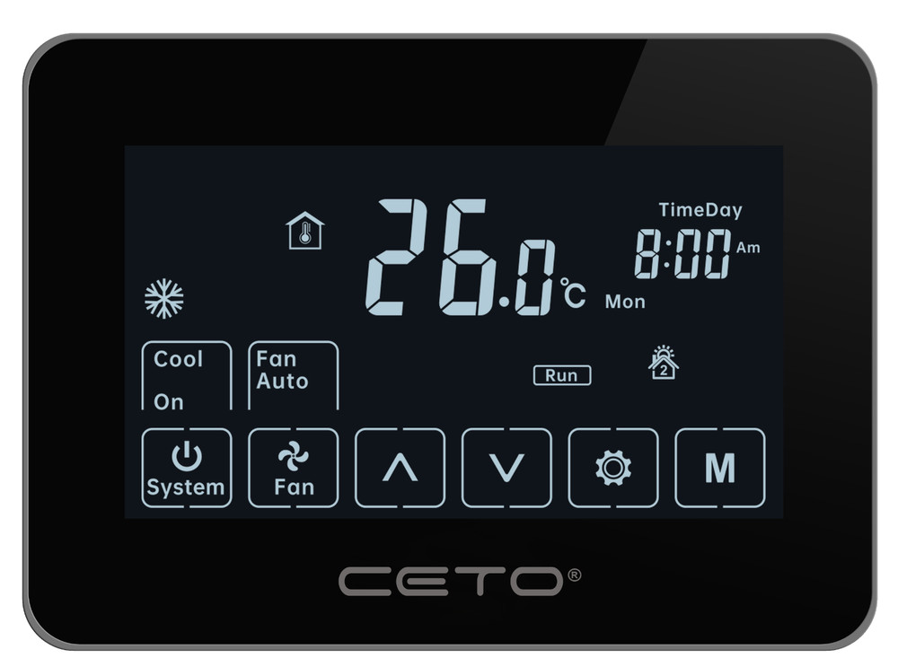 CX024-PR2 - Wifi Programmable Thermostat: 5+2 Day Schedule, Large Display
