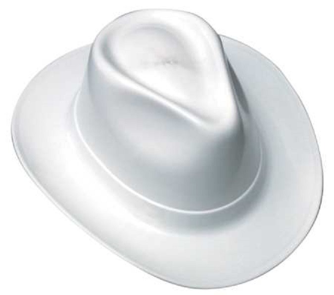 Hat, Vulcan VCB200-00 Western Hard Hat Type 1 Class E, Ratchet (6-Point) White