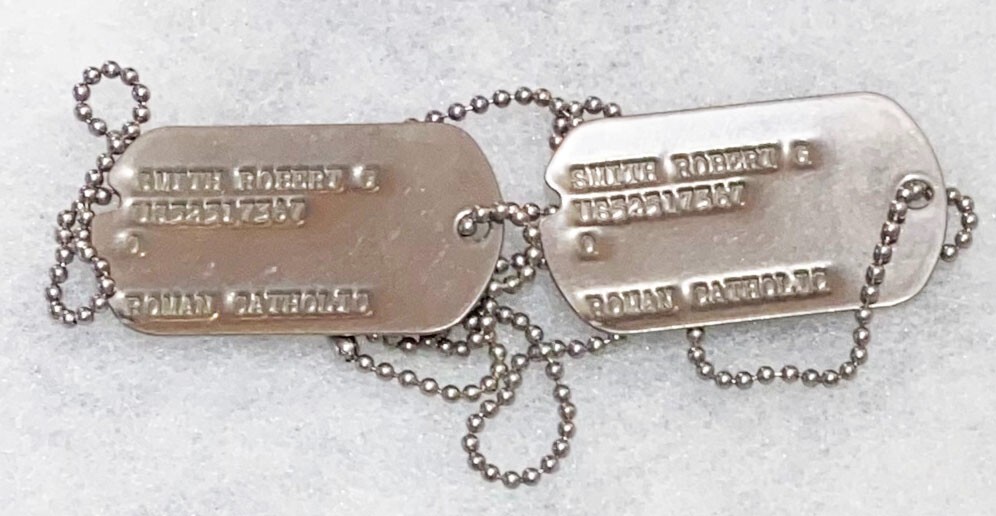 Robert Smith Dog Tag Set