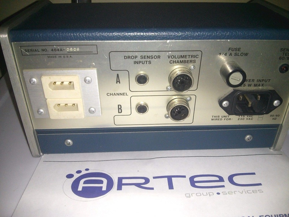 DYNATECH I.V. INFUSION PUMP ANALYZER MODEL 404A