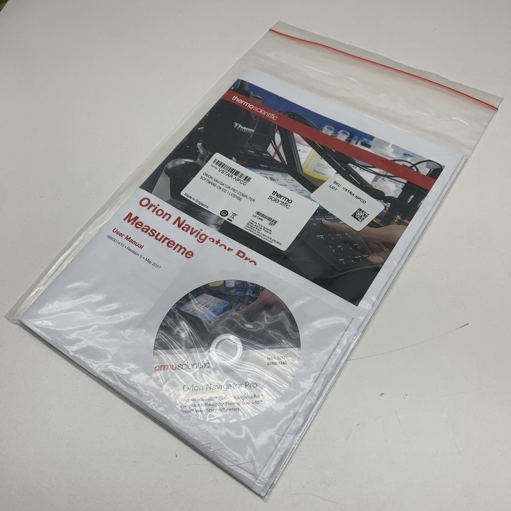 Thermo Orion Versa Star Navigator Pro Computer Measurement Software License CD