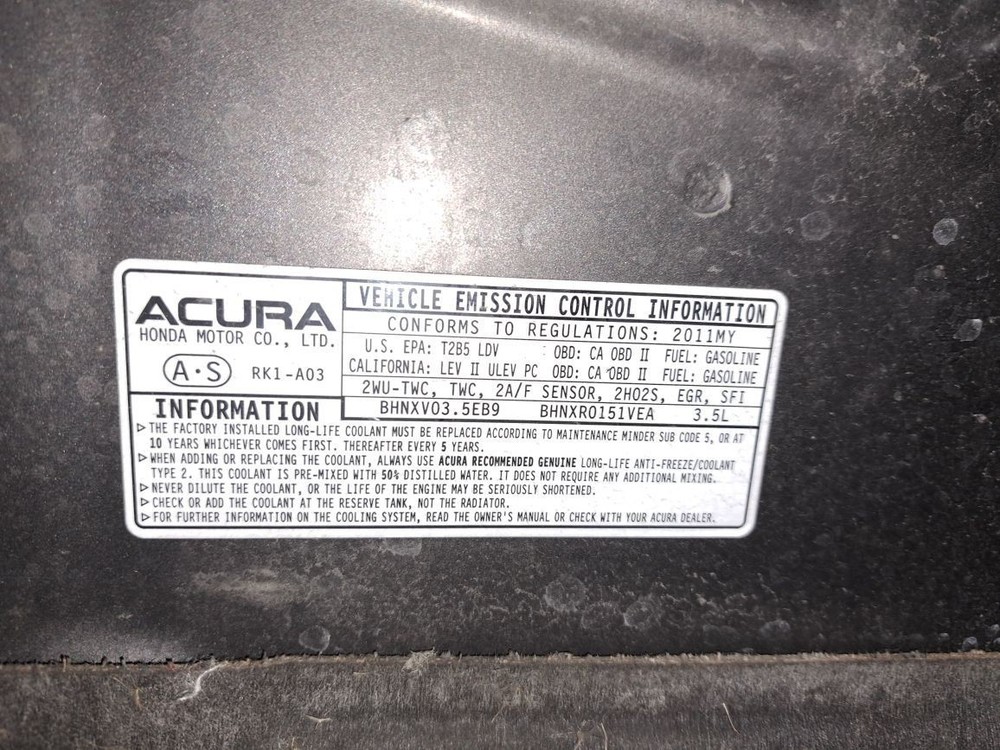 2011 Tl Display Screen Sku#4225128