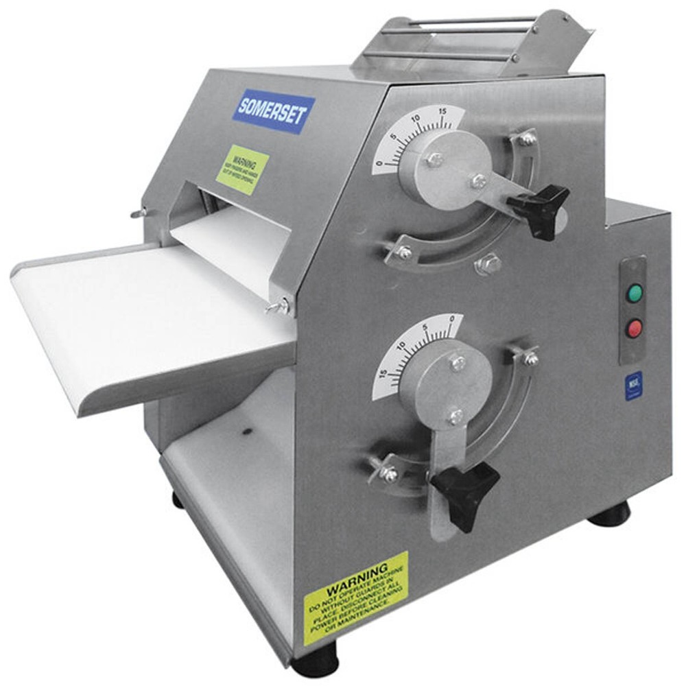 Somerset CDR-1100 Countertop Double Pass Roller, 11" Synthetic Rollers Front ...