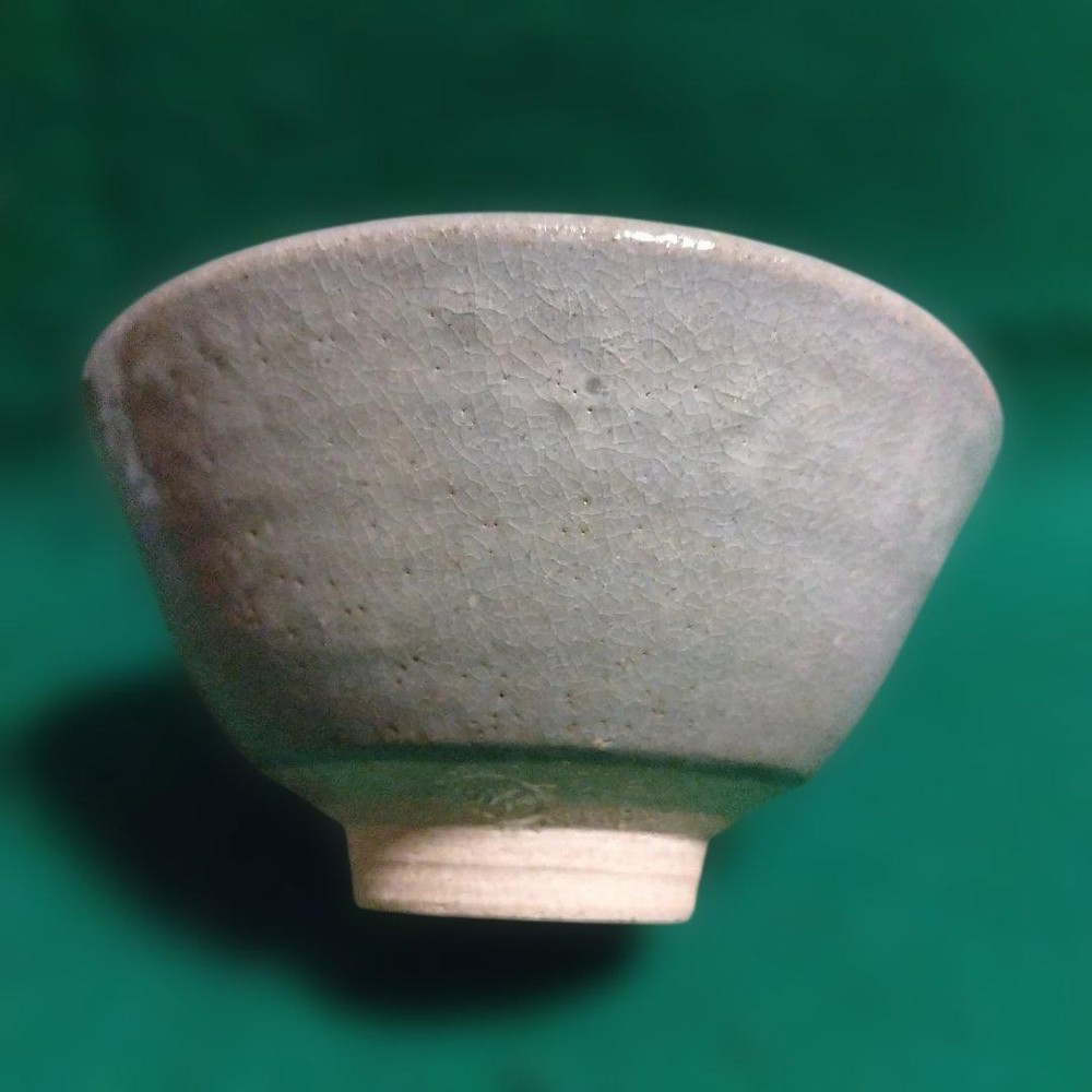 Tea Utensils Gray ceramic with box