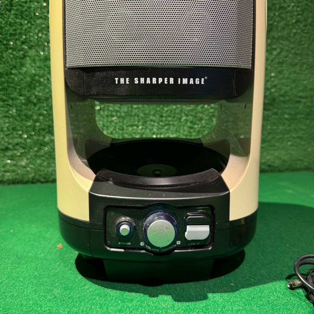 THE SHARPER IMAGE Powerful Portable Anywhere Speaker 3.5mm Bluetooth