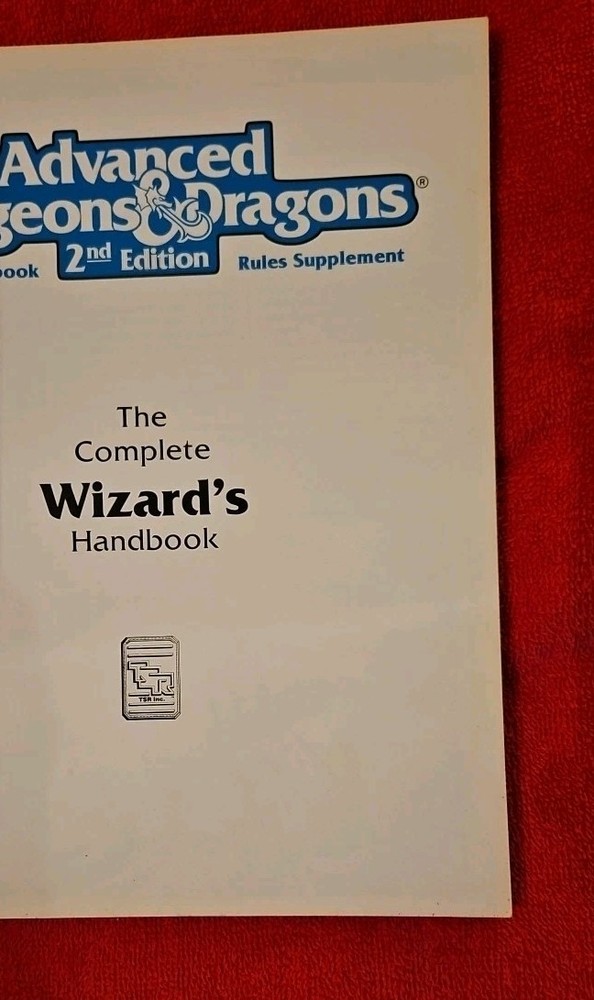 Advanced Dungeons & Dragons 2nd Edition Supplement - Complete Wizard's Handbook
