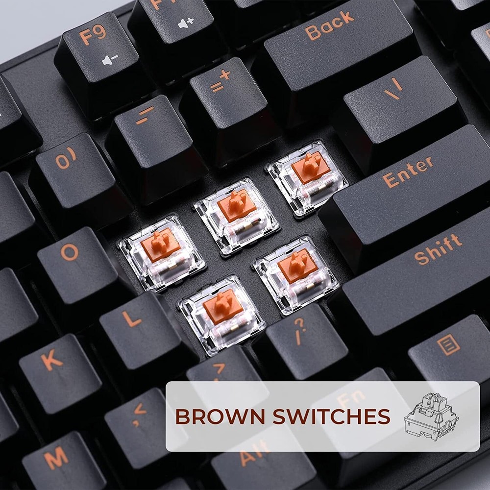 Wireless Working Keyboard, DAREU TKL Ergonomic Mechanical Wireless Keyboard
