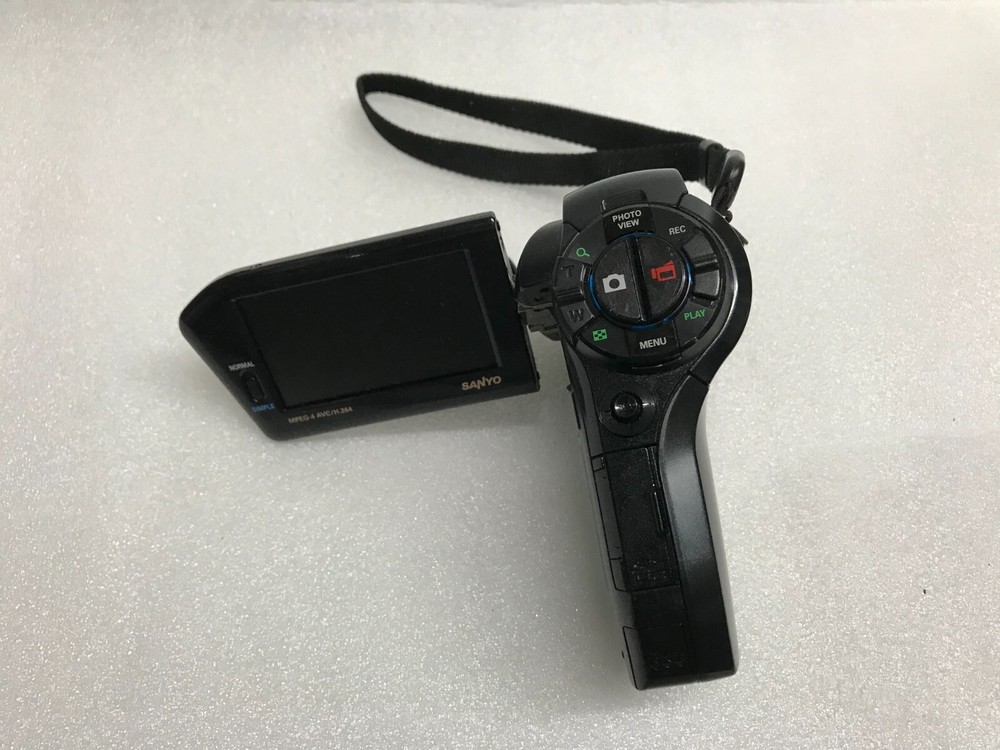 Sanyo VPC-HD1010 Camera- Black POWER BUTTON HAS PROBLEMS