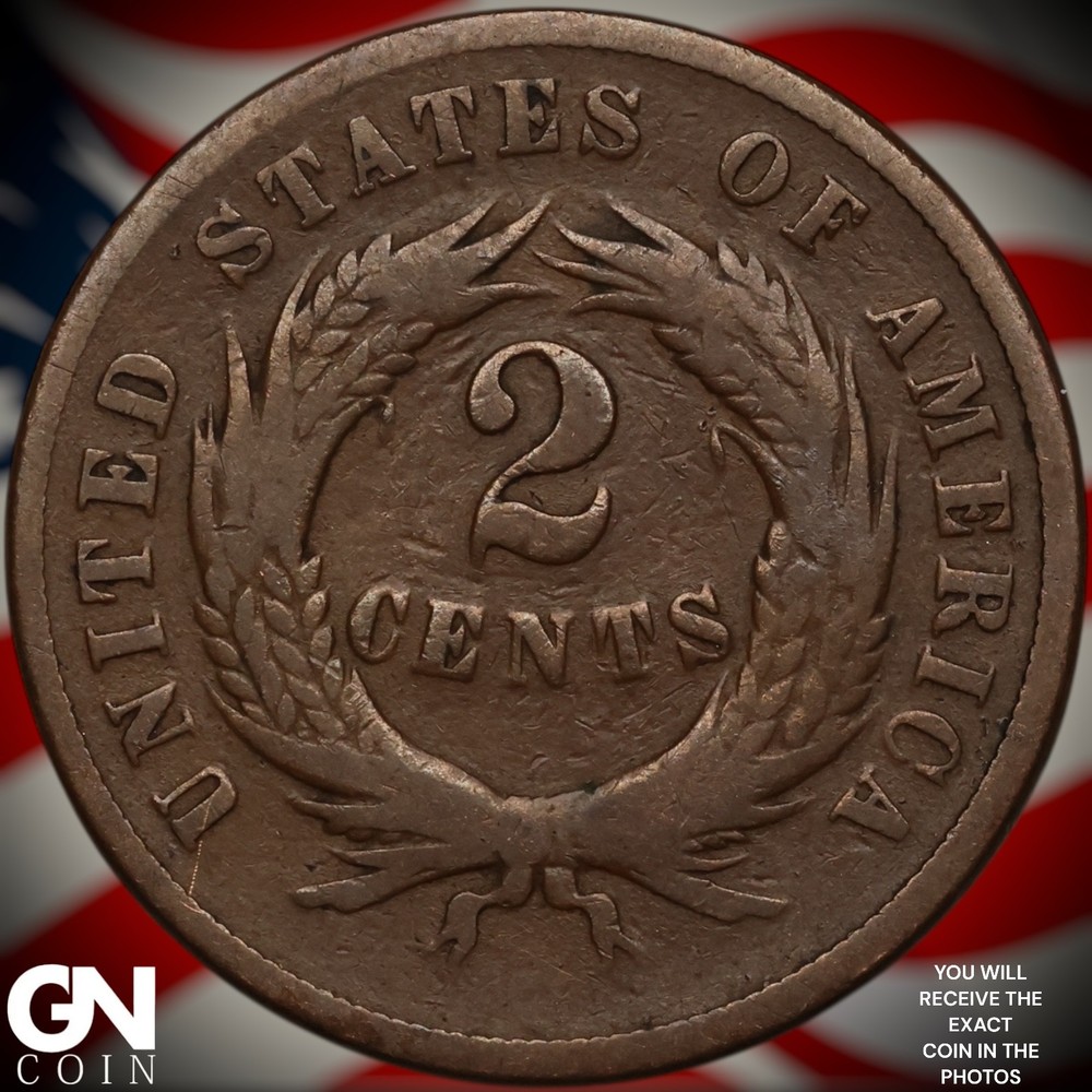 1868 2 Cent Piece A2759