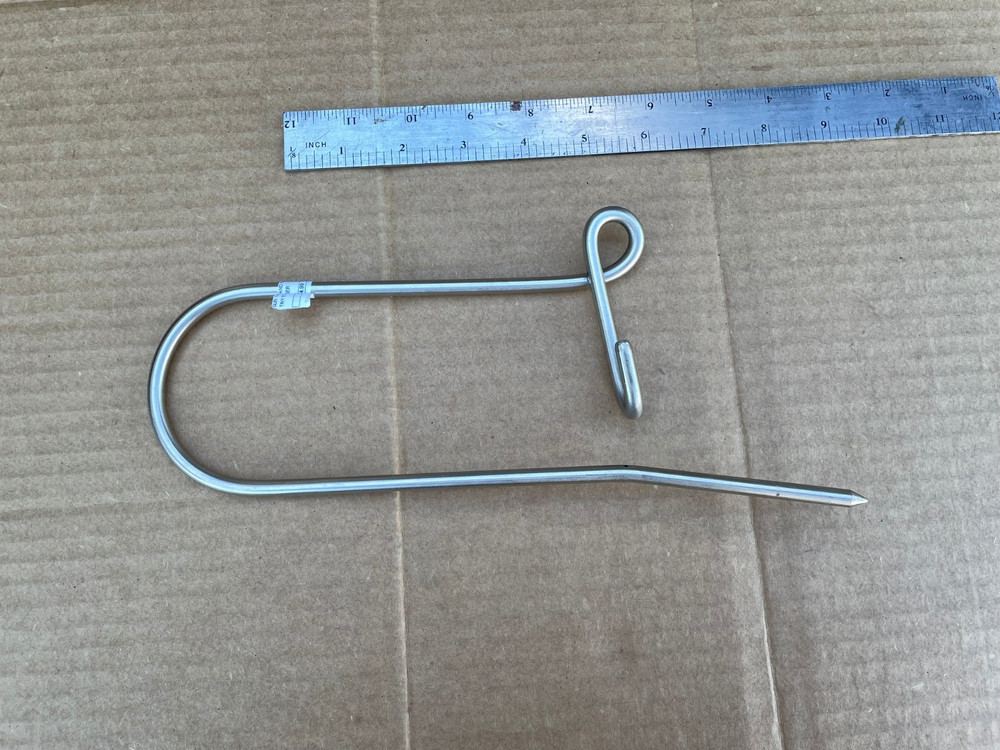 small fish stringer spearfishing stainless w/clip loop