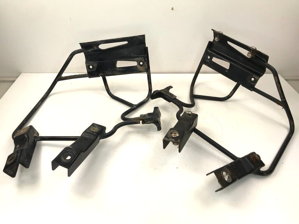 05 Polaris Predator 500 OEM Heel Guards Frame Mount Bracket Left Right