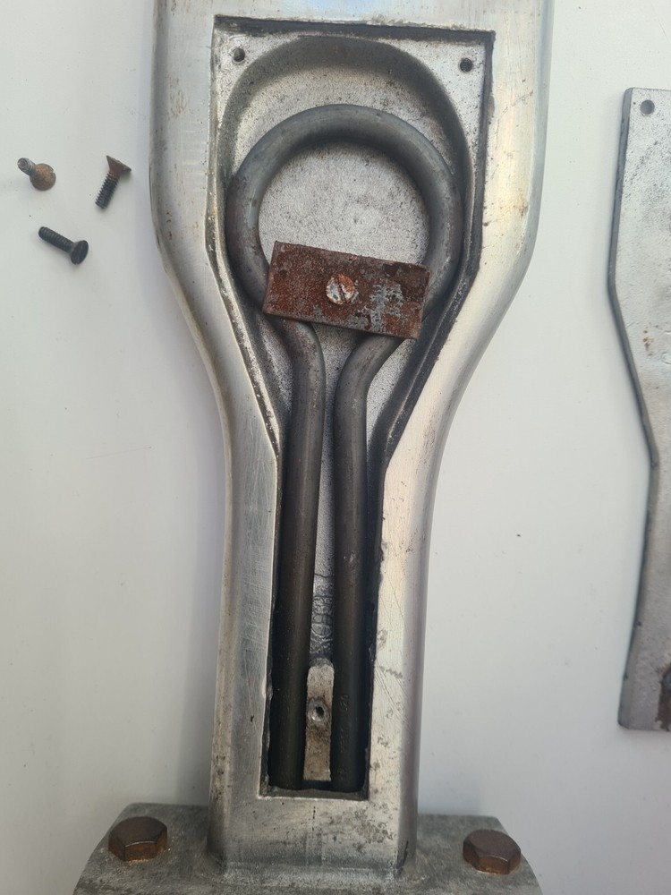Hand Scientific Instrument Vintage Aluminium + Heating Element Glove Testing ?