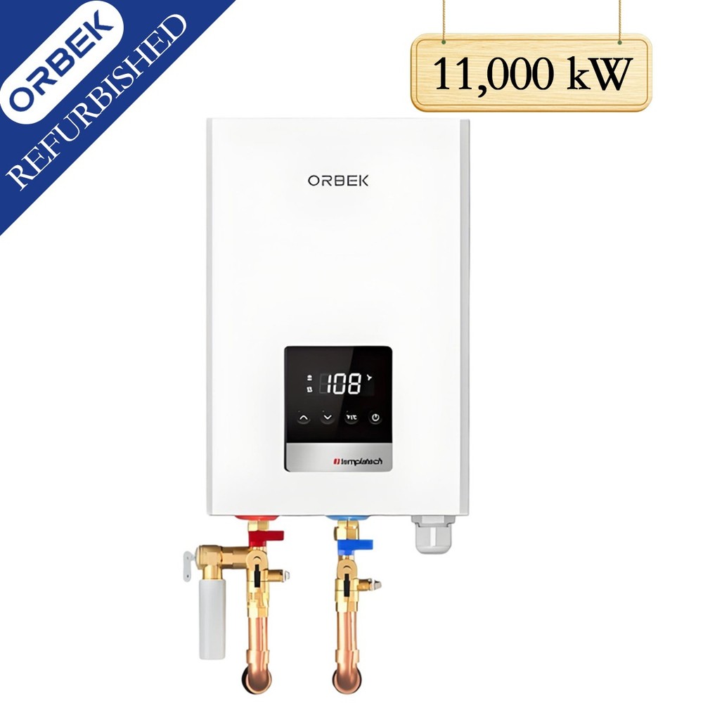11kW 240V Tankless Water Heater Electric For Kitchen Sink Shower LED Display