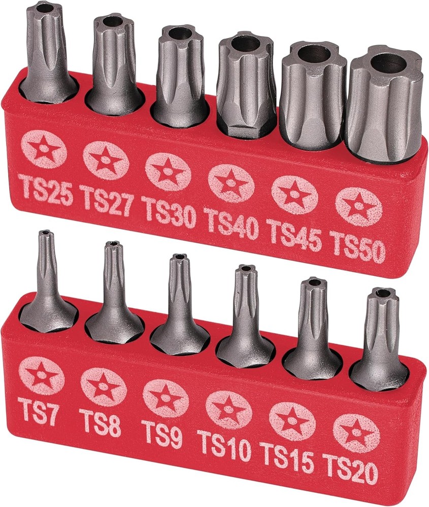 Torx Plus 5-Point Tamper-Proof Security Bits - 12Pc (5-Point)