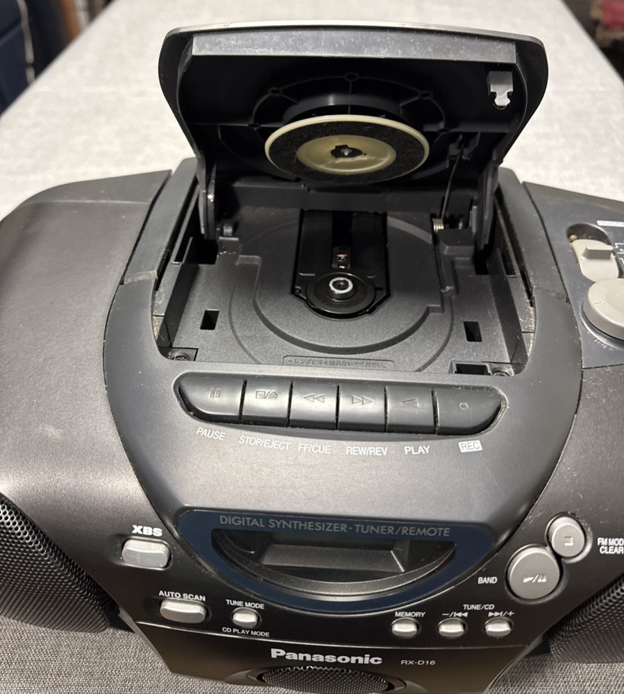 Panasonic RX-D16 Portable Stereo CD System Cassette Player Tested!