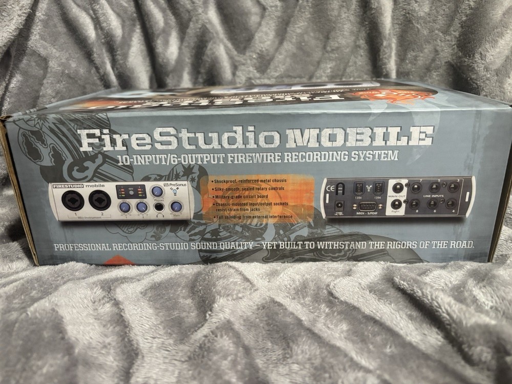 PreSonus FireStudio Mobile 10x6 FireWire Recording Interface System