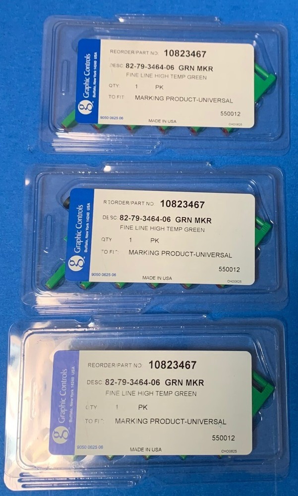 High Temp Green Pens