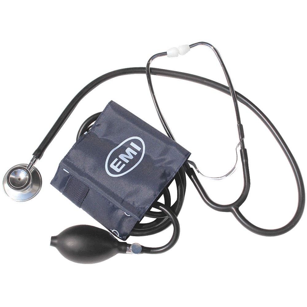 EMI  Aneroid Sphygmomanometer,Black,13" L 54DG95