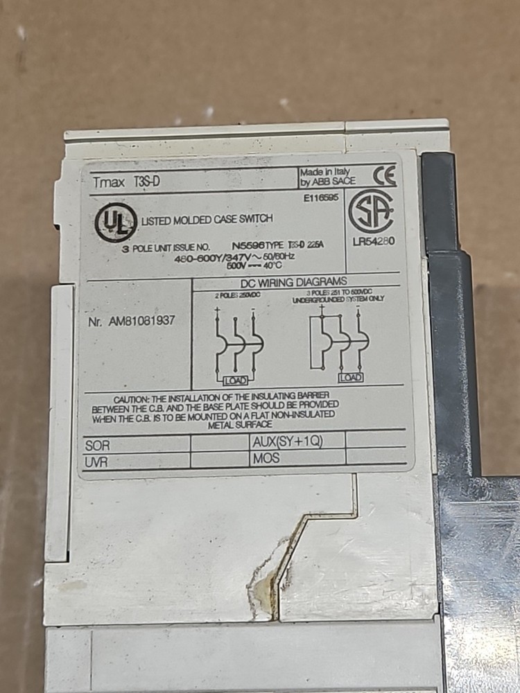 Tmax T3S-D - ABB Circuit Breaker Switch