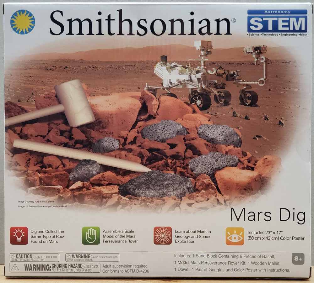 Smithsonian STEM Mars Dig Science Geology Space Exploration